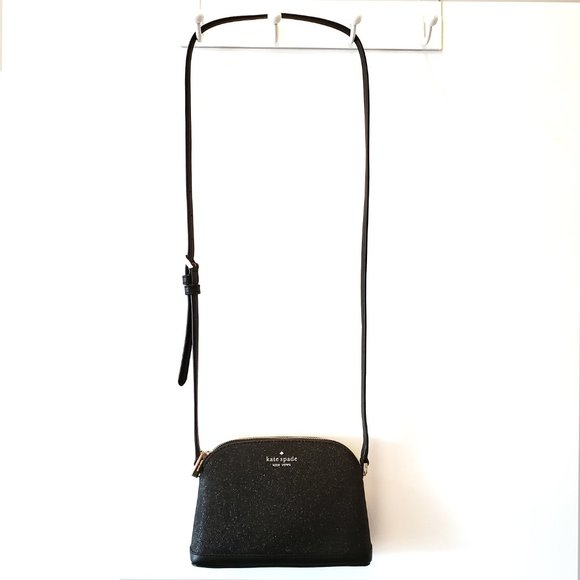 Kate Spade Tinsel Crossbody - Black Sparkle - Picture 2 of 10